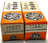 New Old Stock Closely Matched Pair General Electric 12AX7 Vacuum Tubes (Item: RDW-706)
