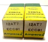 Matched Pair New Old Stock Amperex 12AT7/ECC81 Vacuum Tube-Orange Globe-Germany (Item: RDW-737)