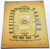 Image of dial as re-installed on set mounting plate with set tuning shaft ring