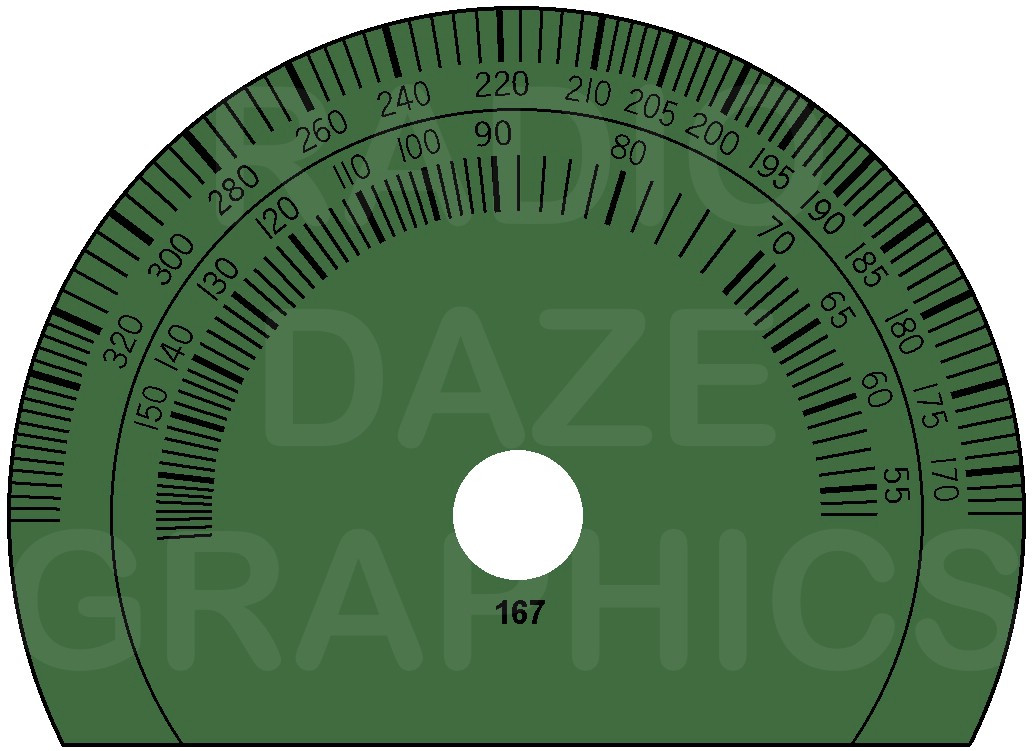 Crosley 167 Dial - Green Version (Item: DS-A392G)
