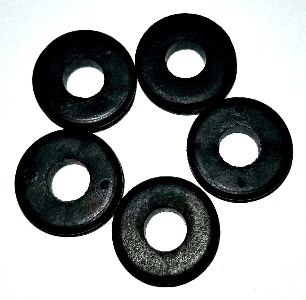Rubber Grommet - .250 ID - Set of 5 (Item: GRMT-0250)
