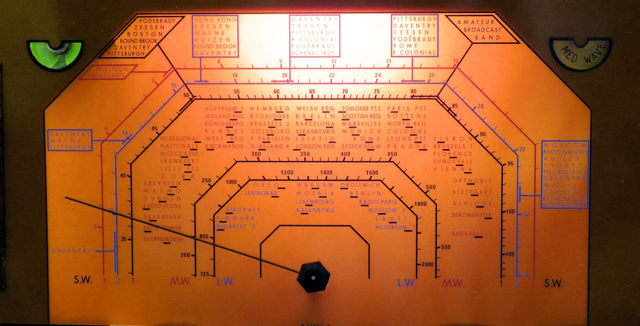 Photo of Our Marconi 561 Dial Installed
