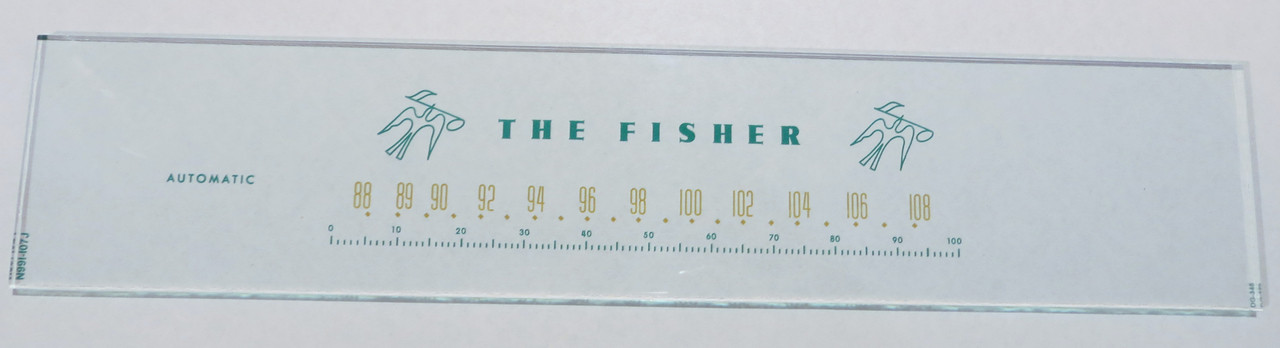 Fisher 500C Dial Glass (Item: DG-345)
