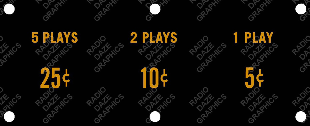 Classic Symphonola "Plays" Label (Item: LBL-SBG-003)
