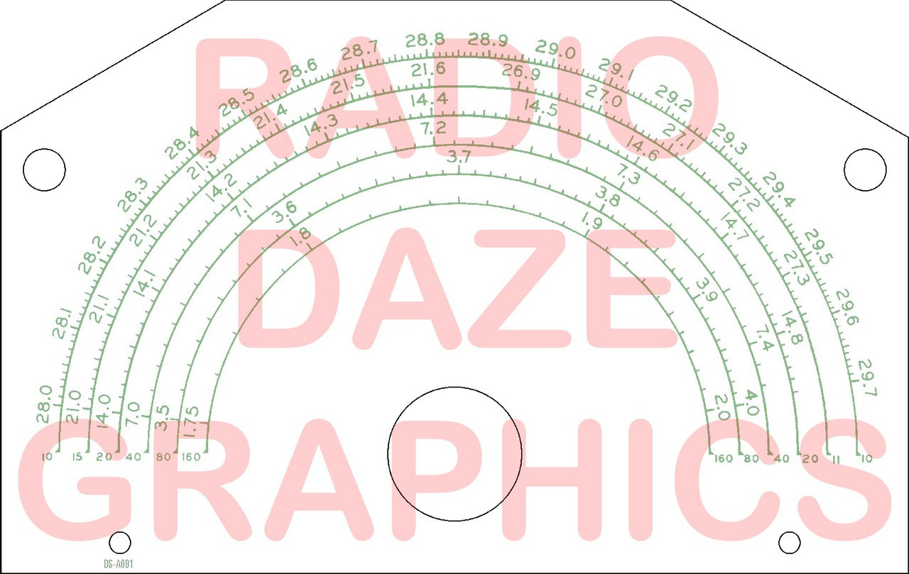 Johnson Viking Valiant I, Ranger I, Navigator Dial (DS-A691)