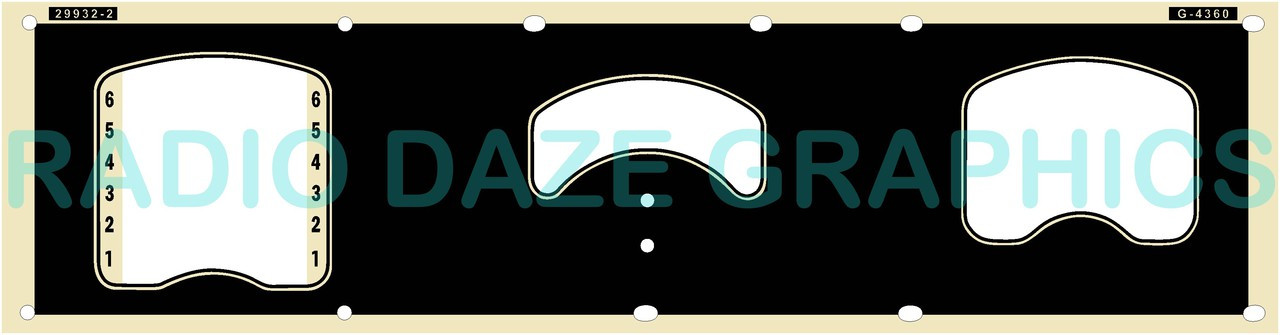 RCA AR-88 Receiver Faceplate (Item: FP-RC-AR88)