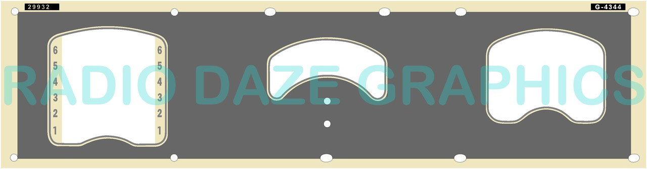 RCA CR-88 Receiver Faceplate (Item: FP-RC-CR88)