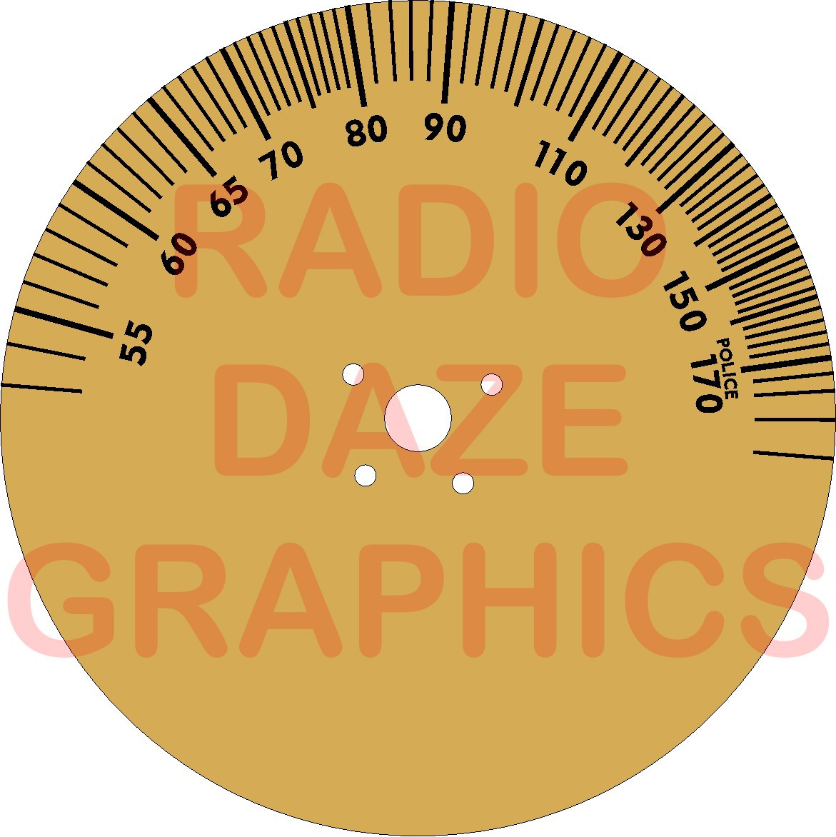 RCA Model 4T Dial (Item: DS-A716)