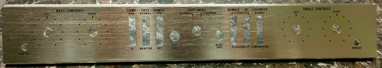 Example of a customer supplied panel that had graphics reprinted