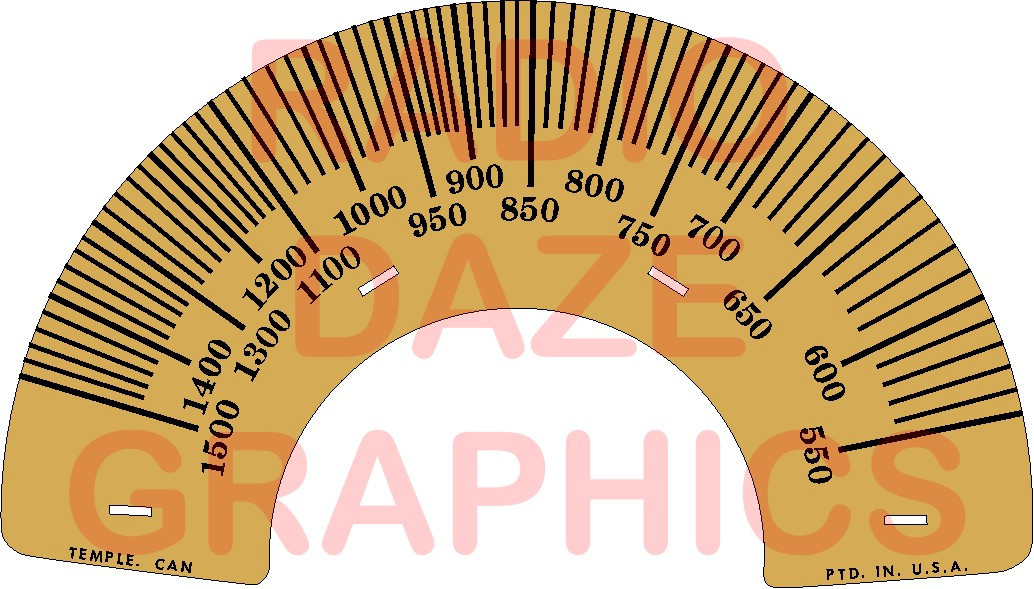 Temple Model M Cathedral Dial (Item: DS-A720)
