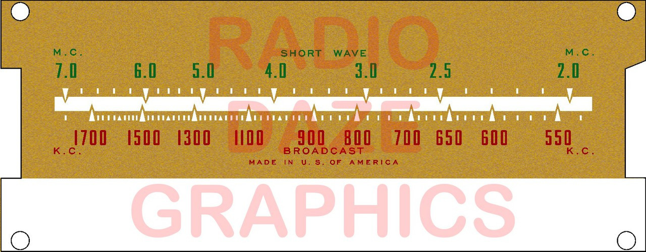 Belmont Model 582 Dial (Item: DS-A723)