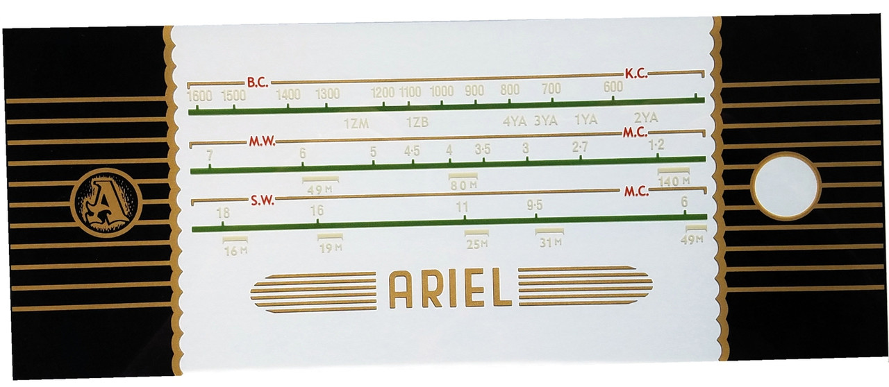 Dial image taken with light blue background to allow illustration of light dial print. Dial is clear glass in center other than scale printing.