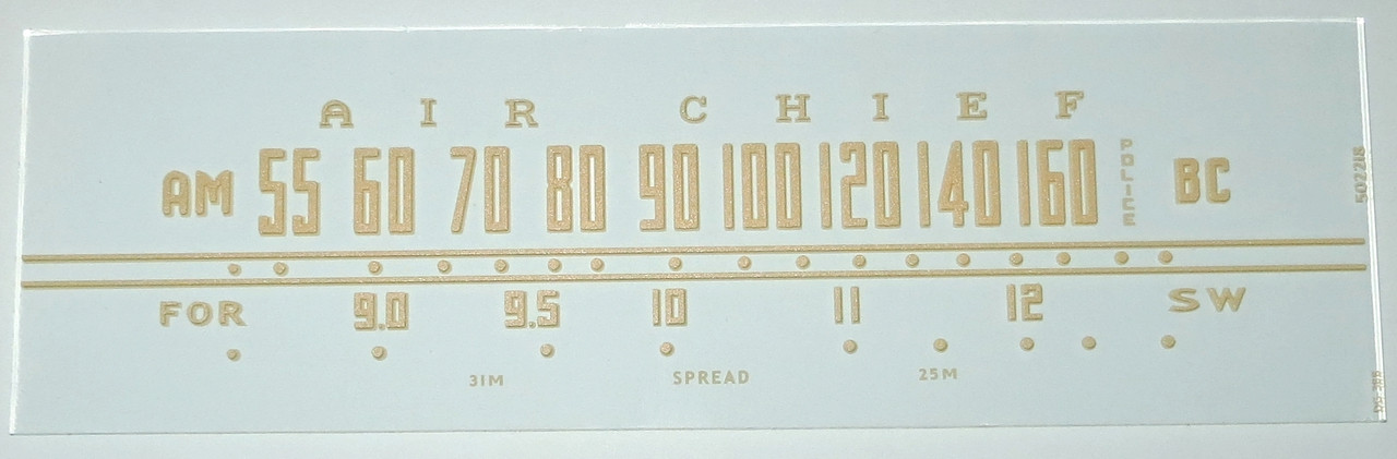 Firestone Model 4A21 Dial Glass (Item: DG-388)
