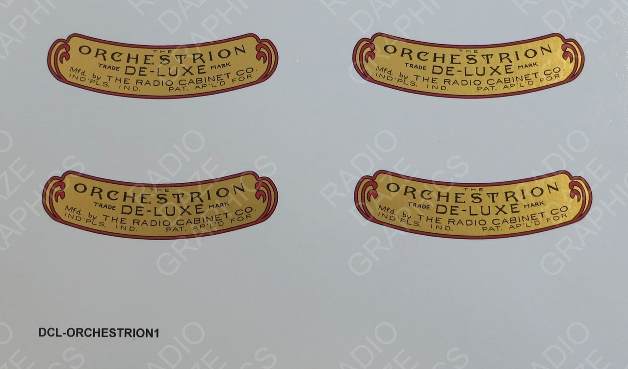 Orchestrion Speaker Decal (Item: DCL-ORCHESTRION1)