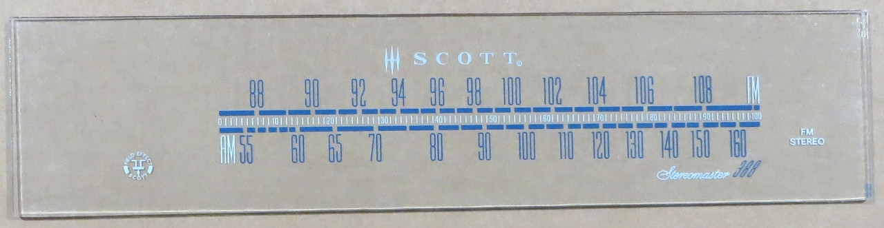 Dial image taken against tan background - dial is clear glass other than dial printing