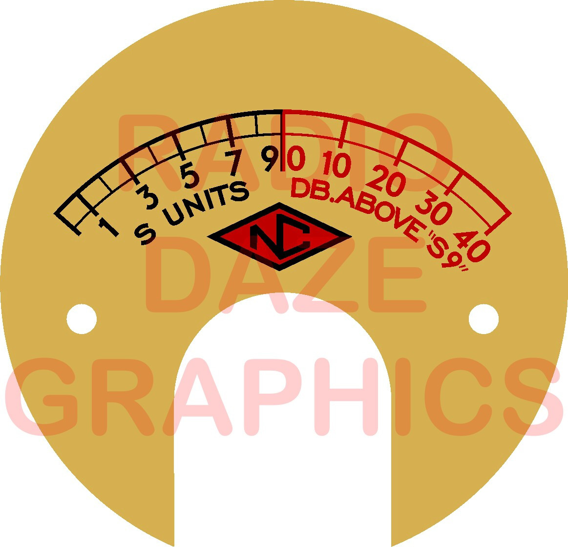 S-Meter Face Illustration