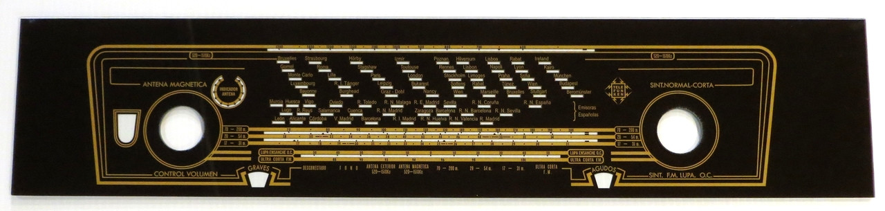Telefunken (Spain) Model FA-18117FM Dial/Faceplate (Item: DG-445)