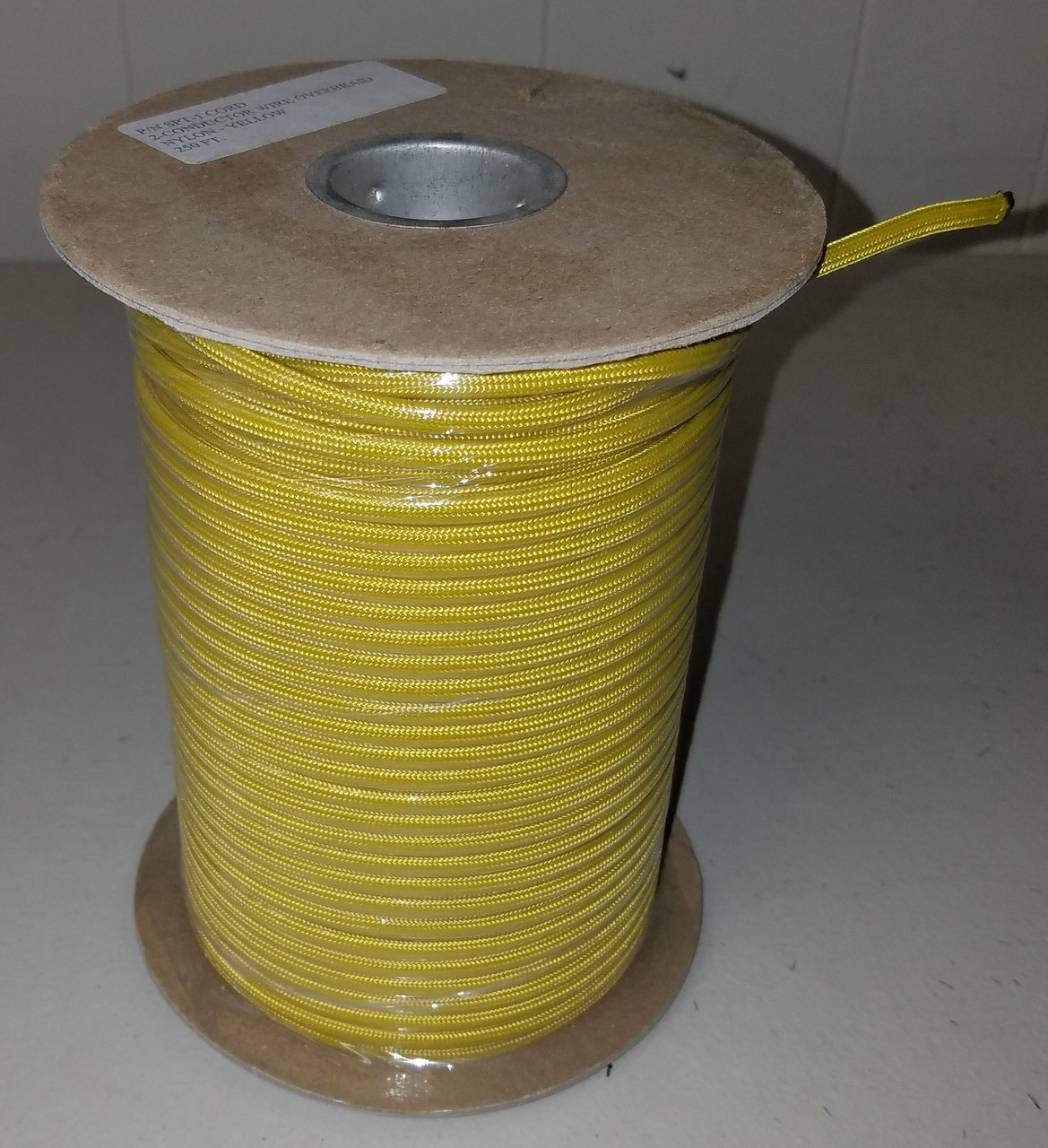 Yellow Braid Cloth - 18AWG Power Cord (Item: PWC-26-250)