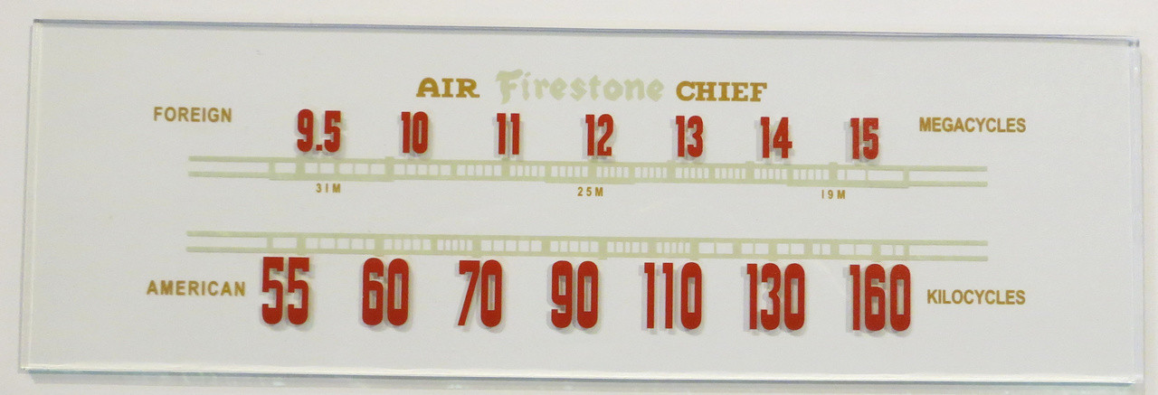 Firestone Model 4A37 Dial Glass (Item: DG-466)