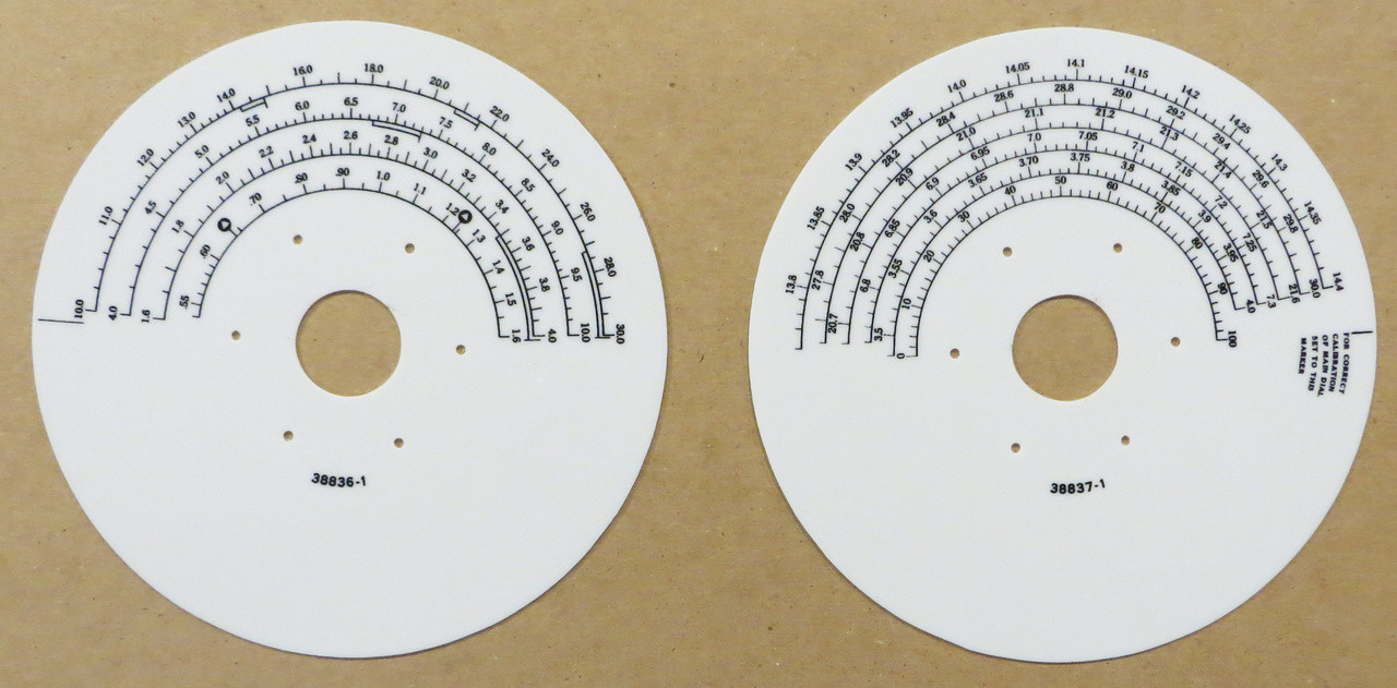 Hammarlund HQ-100 Dial Set (Item: DS-A803)