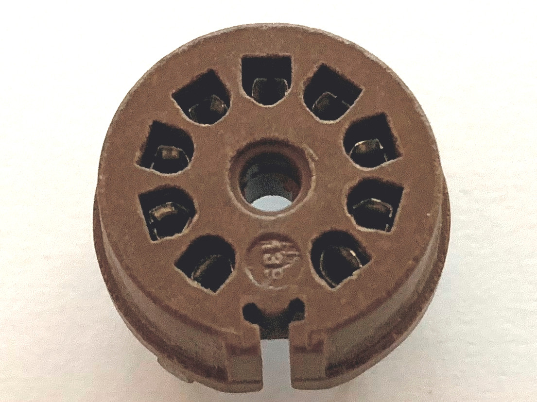 9 Pin Miniature Printed Circuit Socket  (Item: NOS-SKT-60)