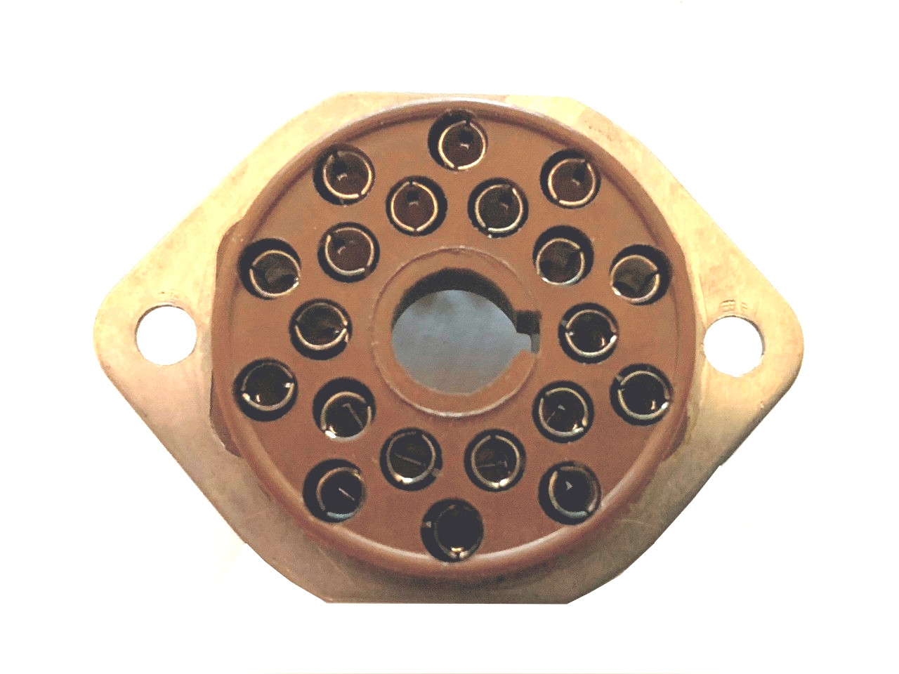 Amphenol 77MIP20 20 Pin Molded-In-Plate Relay Socket (Item: NOS-SKT-75)