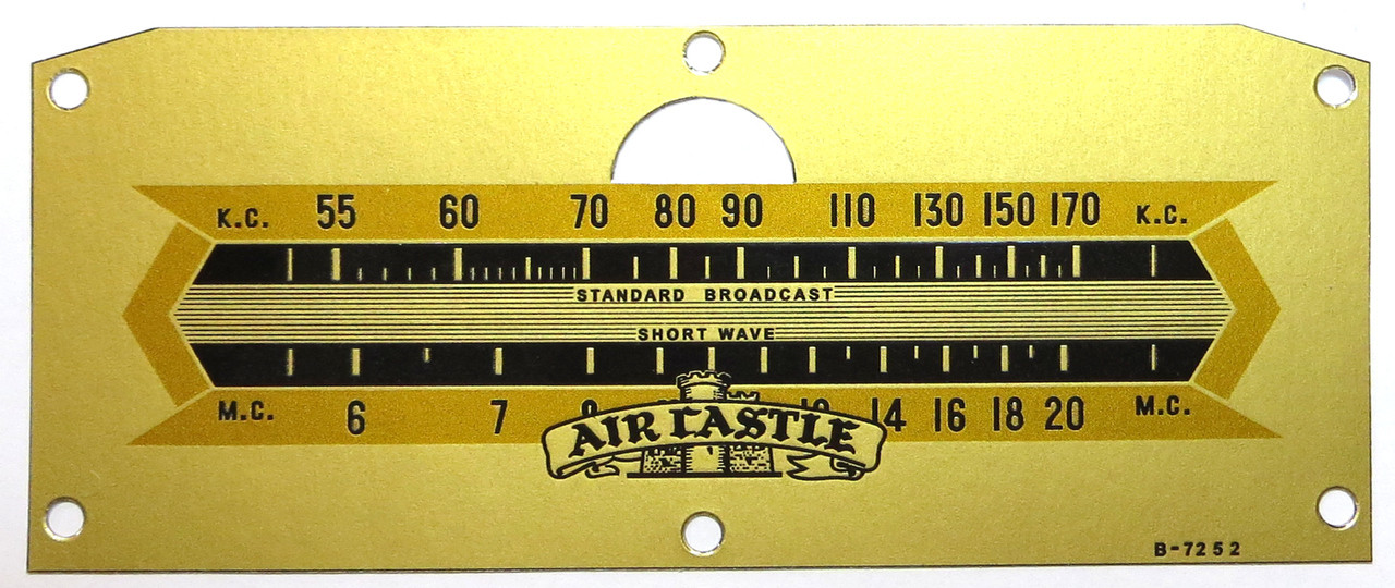 Air Castle Model 629 Dial (Item: DS-A825)