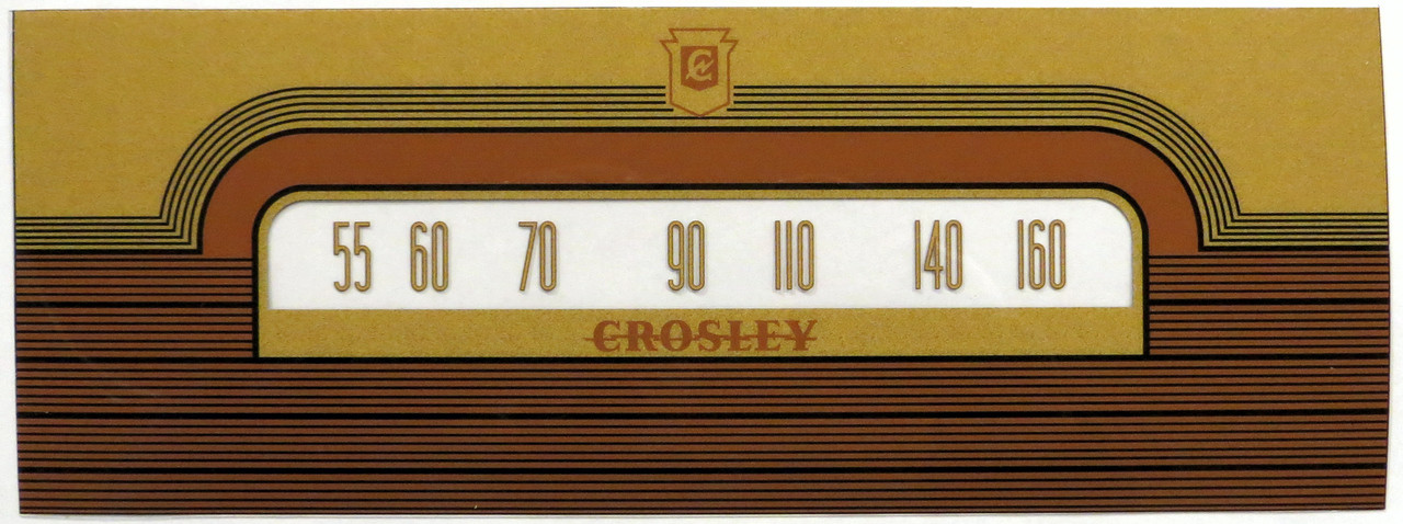 Crosley Model 9-102, 9-118 Dial (Item: DS-A833)