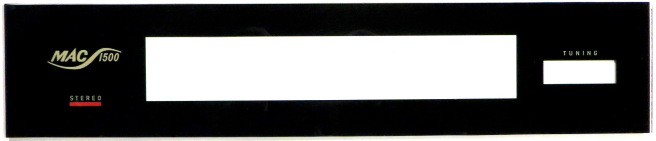 McIntosh MAC1500 Glass Faceplate (Item: DG-508)