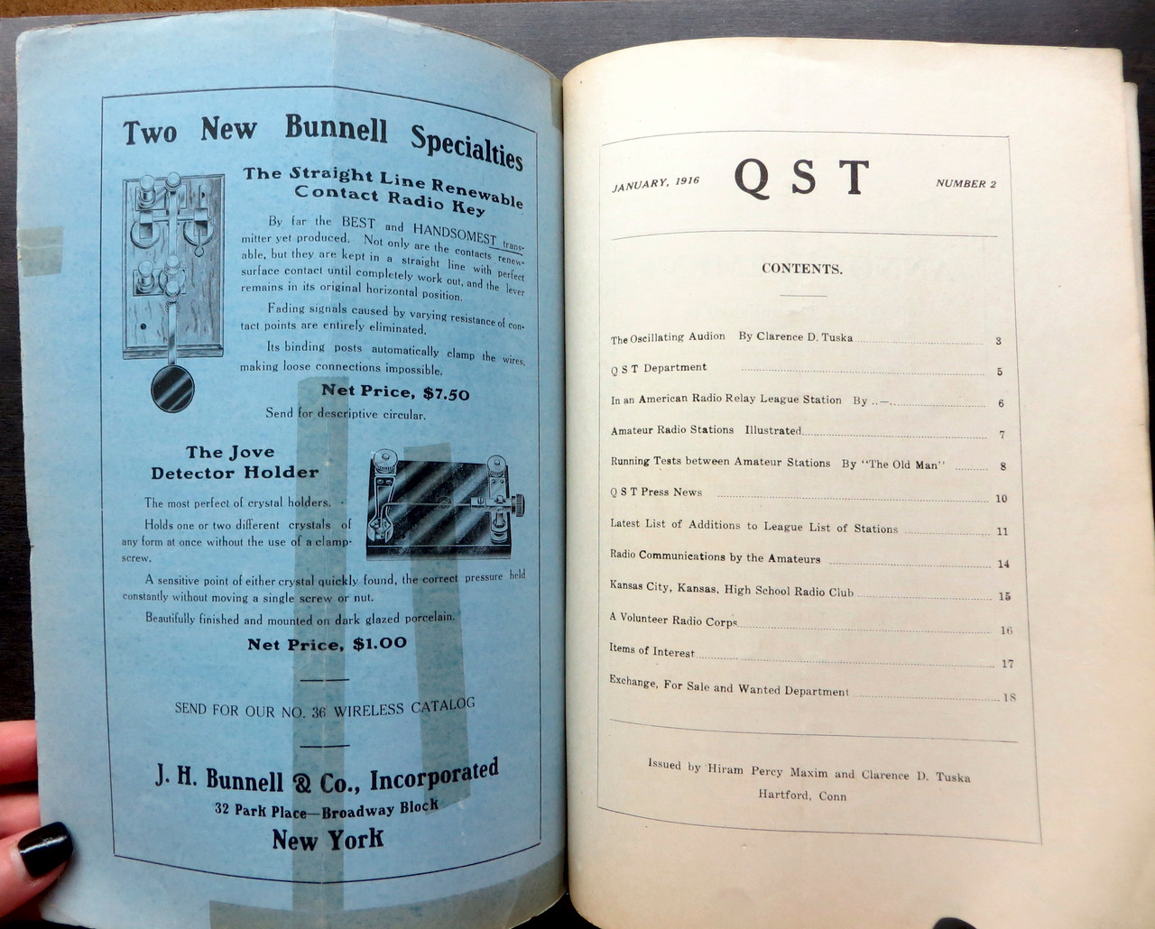 Inside Front Cover & Contents Page