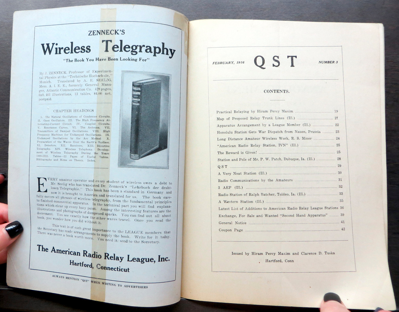 Inside Front Cover & Contents Page