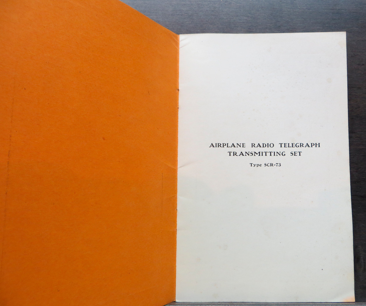 Inside Front Cover & Front Page