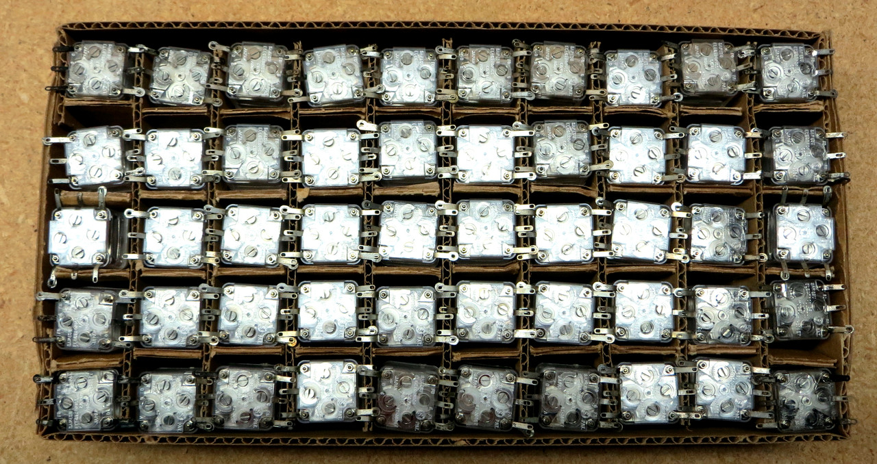 4 Section AM/FM Transistor Style Variable Capacitors-New Old Stock-Box of 50