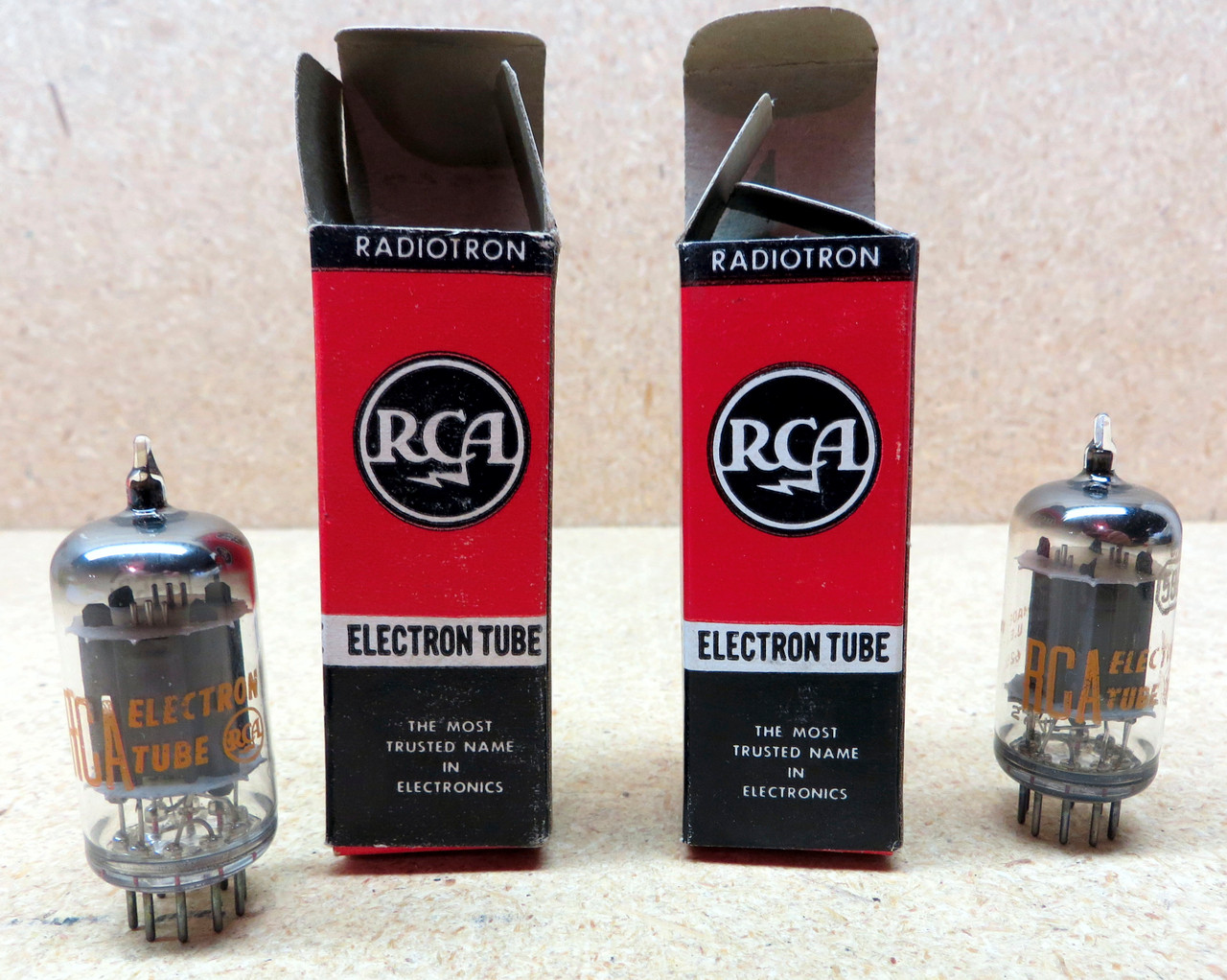 Set of Two RCA 5963 Vacuum Tubes - New Old Stock In Box (Item: RDW-86)