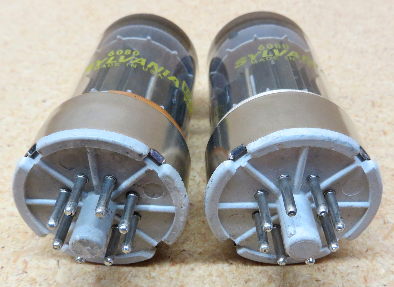 45 Sylvania 真空管 (108) Pair of Sylvania 6080 Vacuum Tubes - Closely Matched - Same