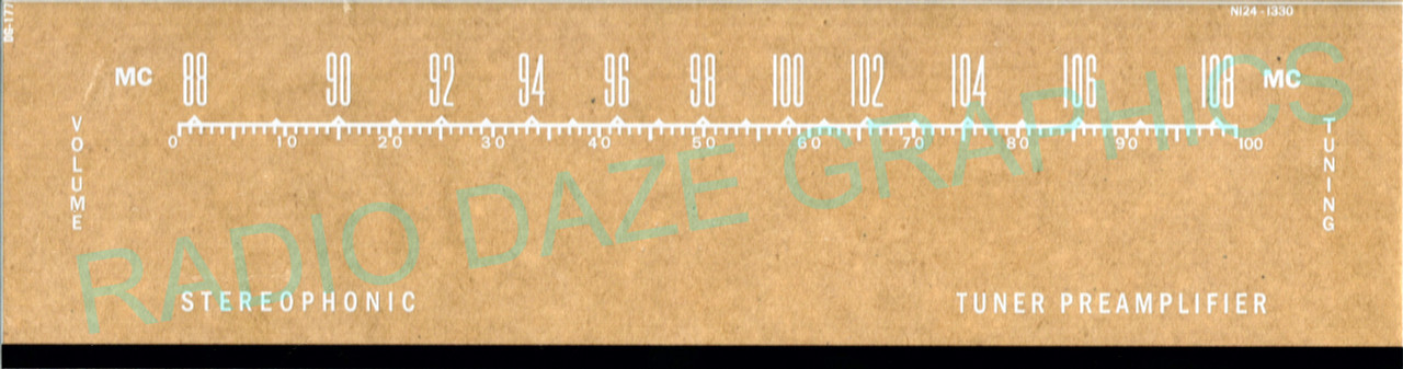 Dial image taken with a tan background to show white - dial is otherwise clear.