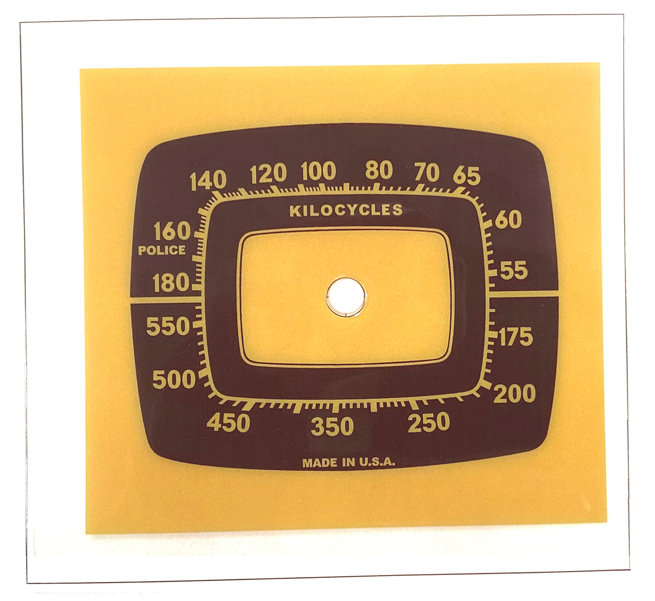 Freed Eisemann Model FE-24A Dial (Item: DS-A849)