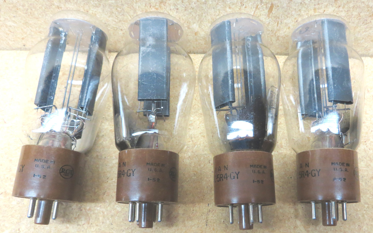 Quad Set New Old Stock RCA JAN CRC 5R4GY (Item: RDW-138)