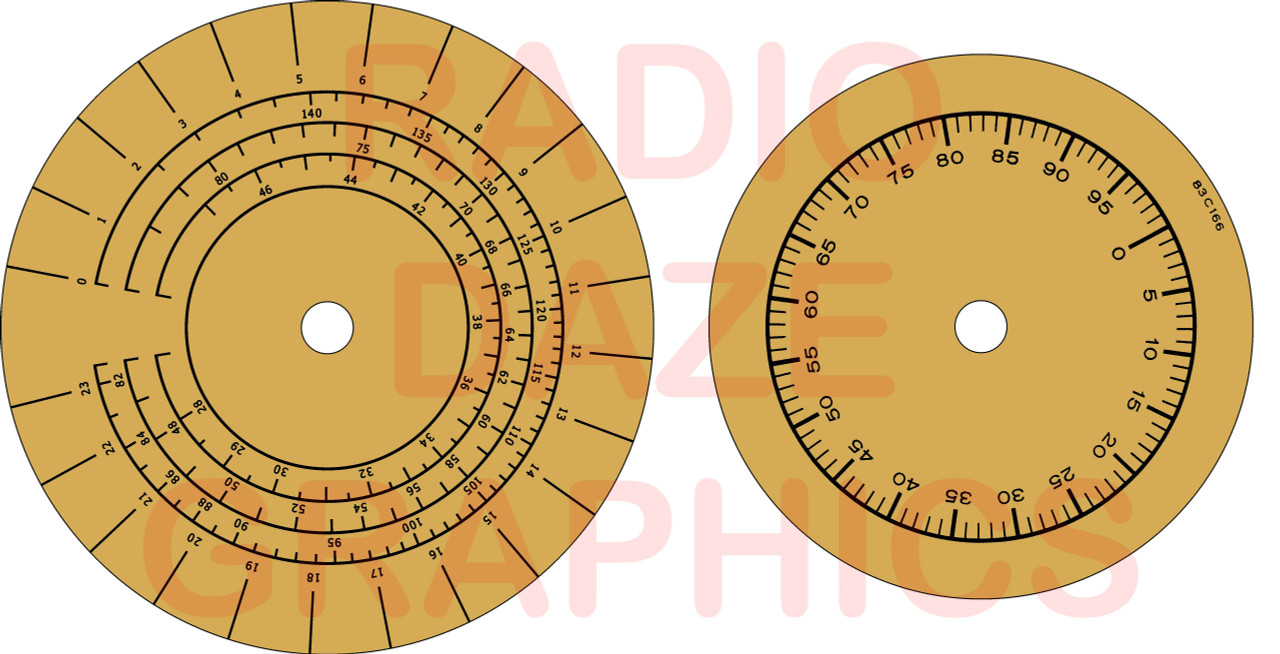 Hallicrafters S27 Dial Set (Item: DS-A876)
