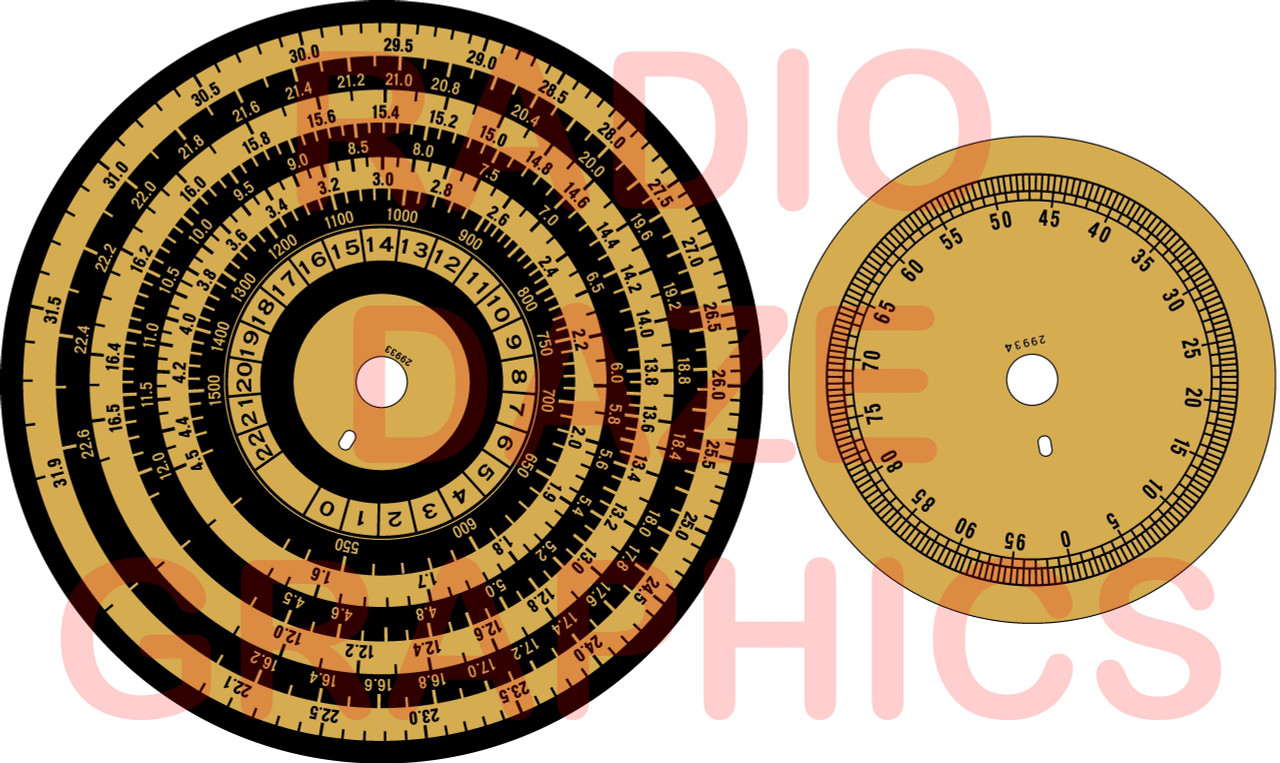 RCA AR88 Dial Set (Item: DS-A878)