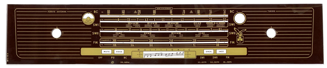 Grundig Majestic 5088 Dial (Item: DG-560)