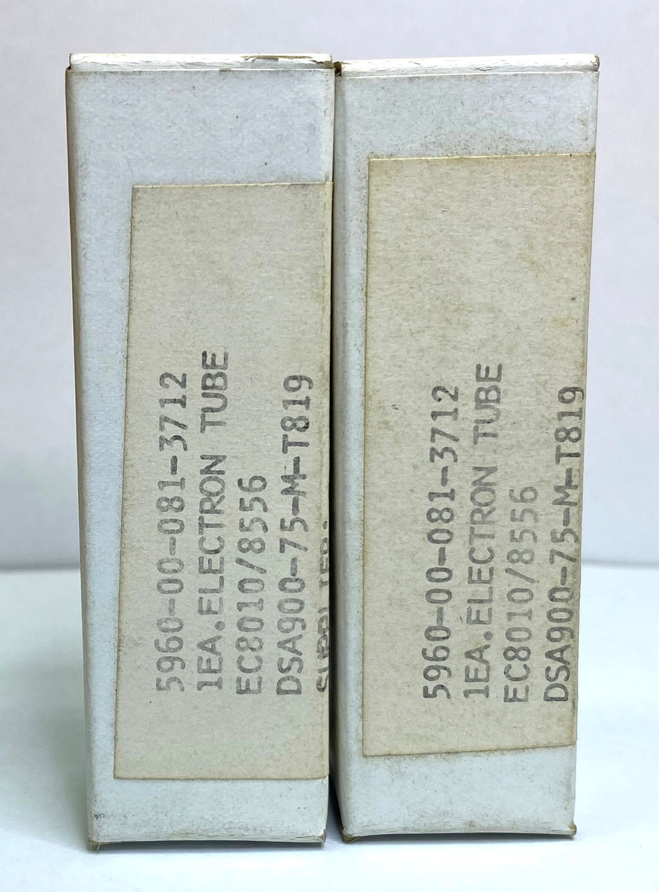 Matched Pair of Siemens EC8010/8556 Vacuum Tubes - New Old Stock In Box (Item: RDW-214)