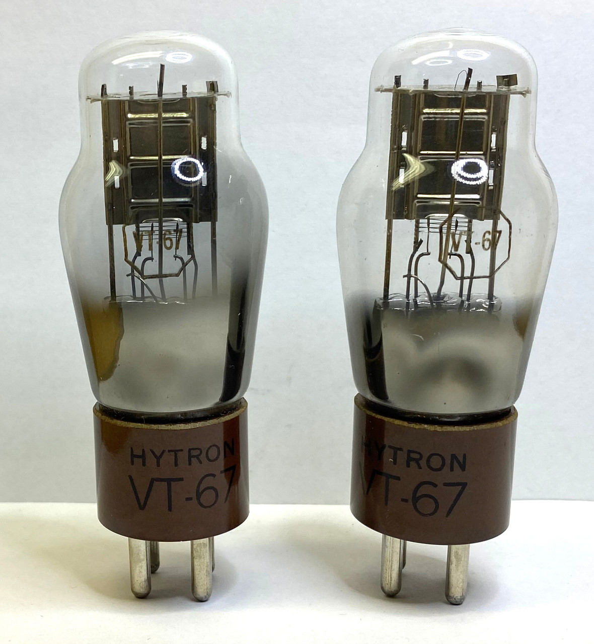 Matched Pair New Old Stock VT-67 (Type 30 Special-30SP) Vacuum Tubes by Hytron (Item: RDW-222)