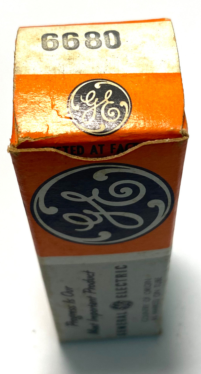 New Old Stock General Electric 6680/12AU7A Vacuum Tube (Item: RDW-279)