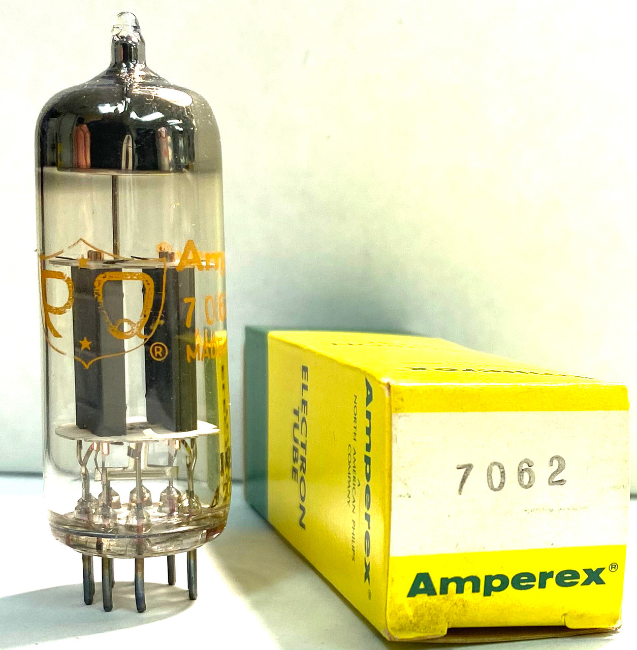 New Old Stock Amperex 7062/E180CC "PQ" Class Vacuum Tube (Item: RDW-353)