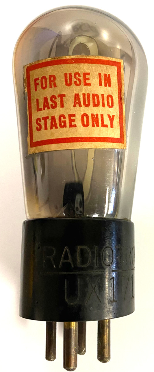 RADIOTRON UX171A RCA 真空管 ペア 音響 オーディオ ジャンク
