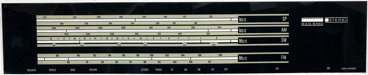 Kuba-Kuba Imperial Dial/Faceplate (Item: DG-568)