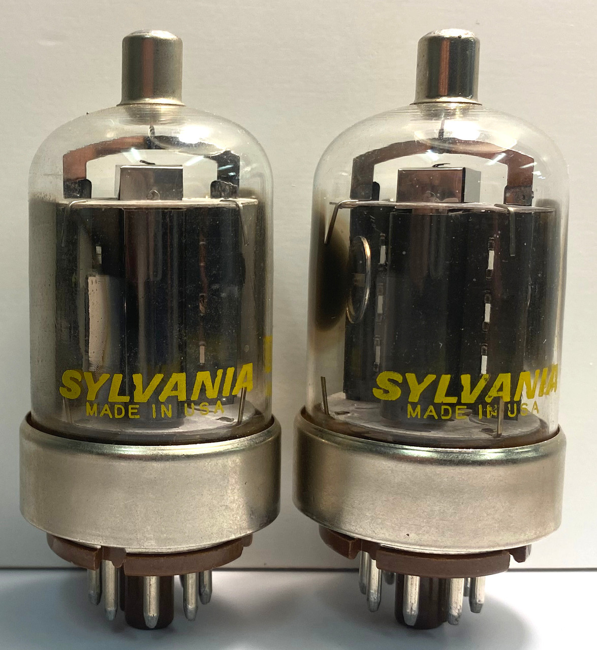Matched Pair of New Old Stock Sylvania 6146B/8298A Vacuum Tubes (Item: RDW-405)