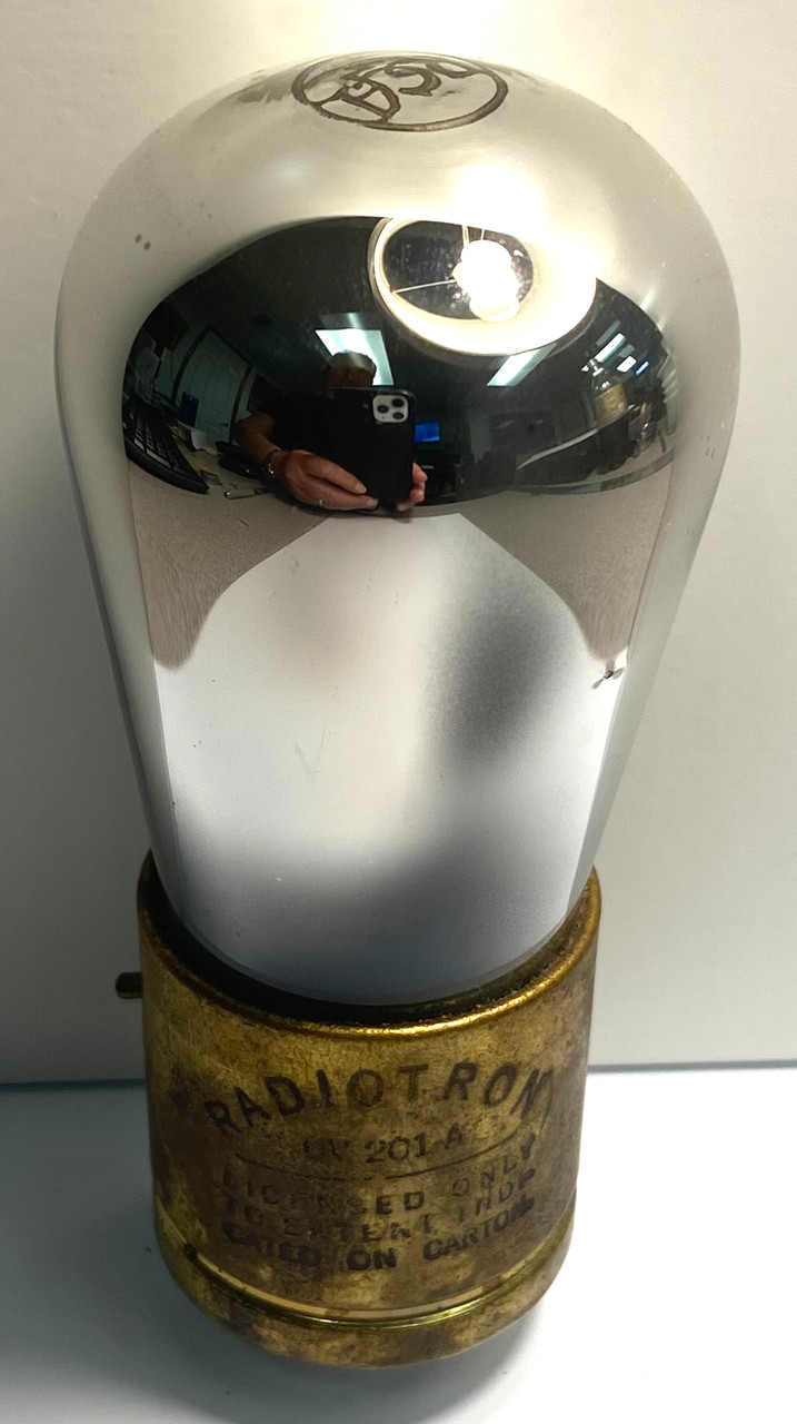 RCA Radiotron UV-201A Brass Base Vacuum Tube-Used-Fully Tested (Item: RDW-413)