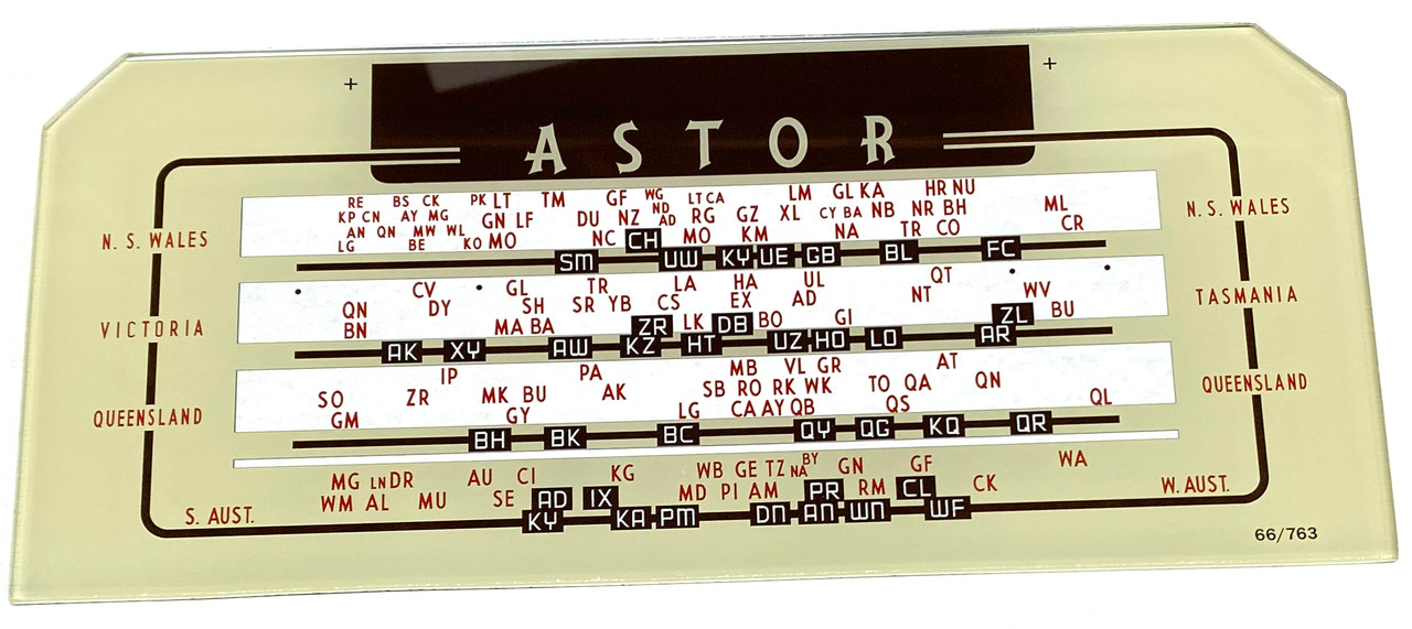 Astor Super 6 Dial Glass (Item: DG-573)